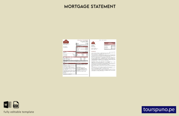 listo para imprimir extracto de hipoteca bancaria de Canada Money Mentors (MM), 